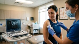 Shoulder pain treatment in Milton Keynes with ultrasound-guided injection