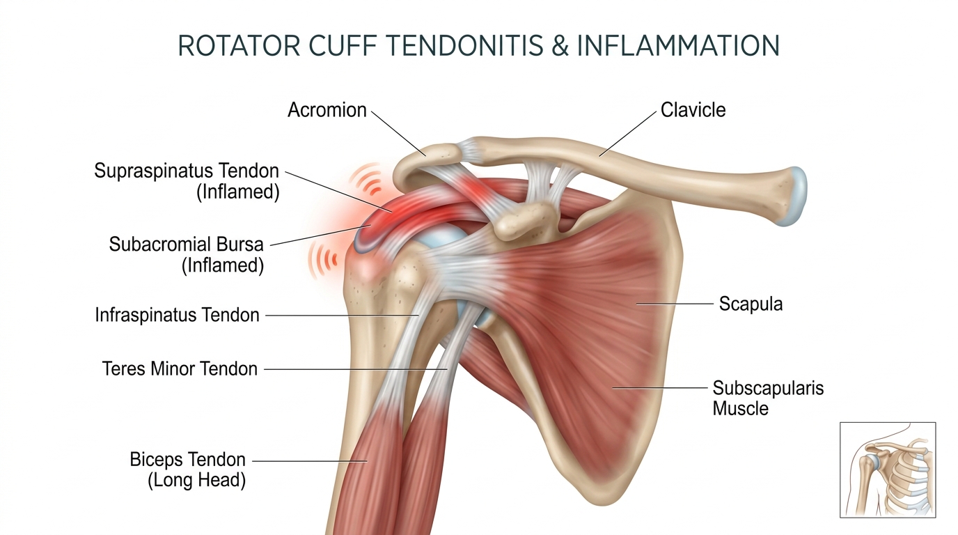 Rotator cuff pain treatment Milton Keynes