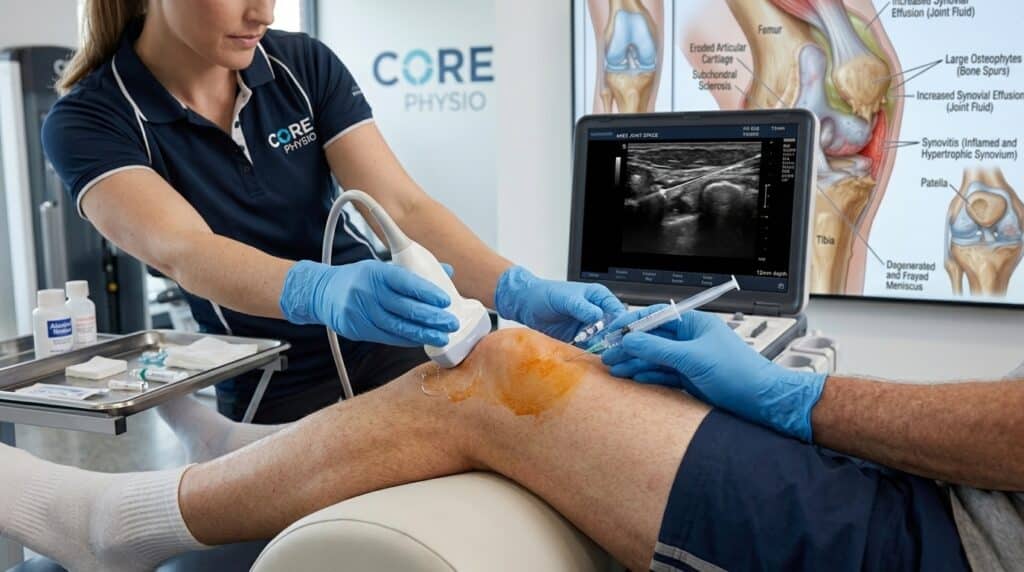 Ultrasound guided knee injection therapy Milton Keynes